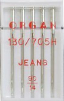 Иглы Organ джинс №90, 5 шт